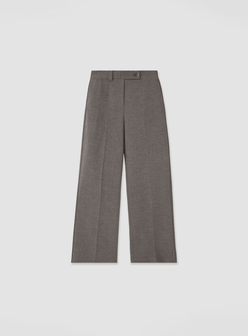 俐落雜色紋理落地寬褲