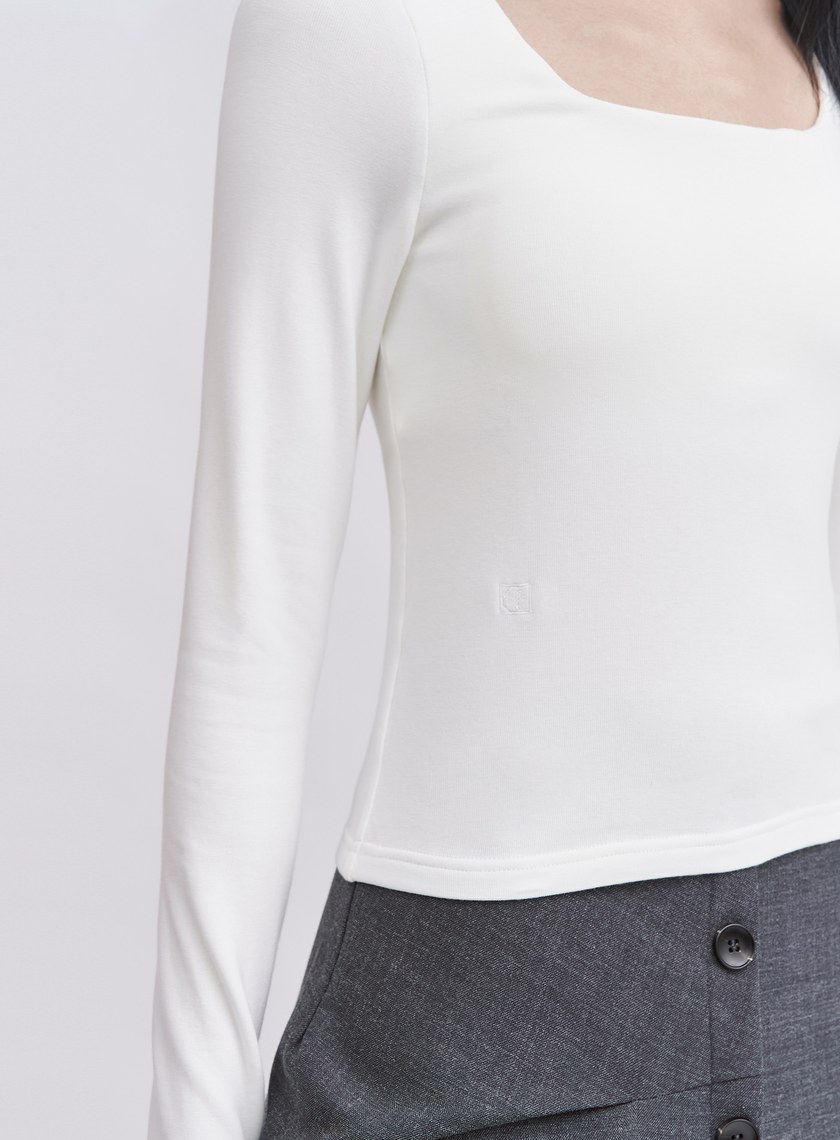 百搭大U領發熱BRA上衣