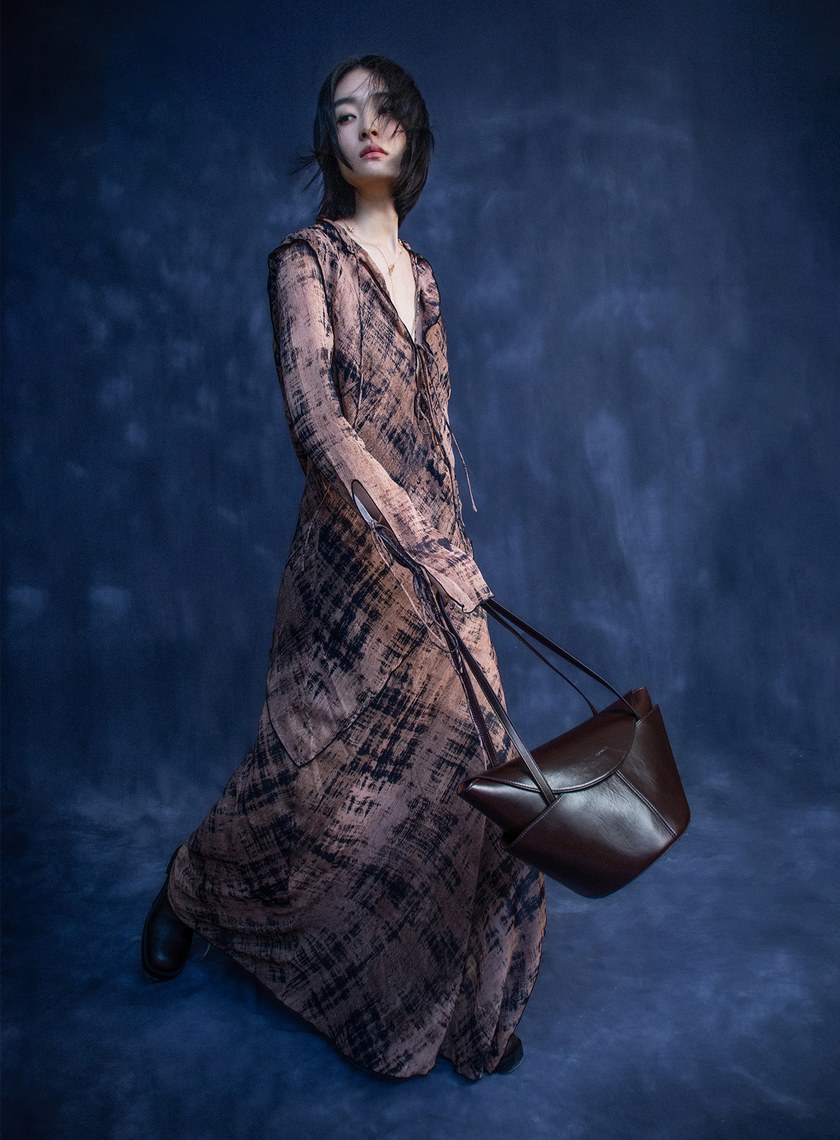 FEMANCE_Lympia牛皮紋理帆船包