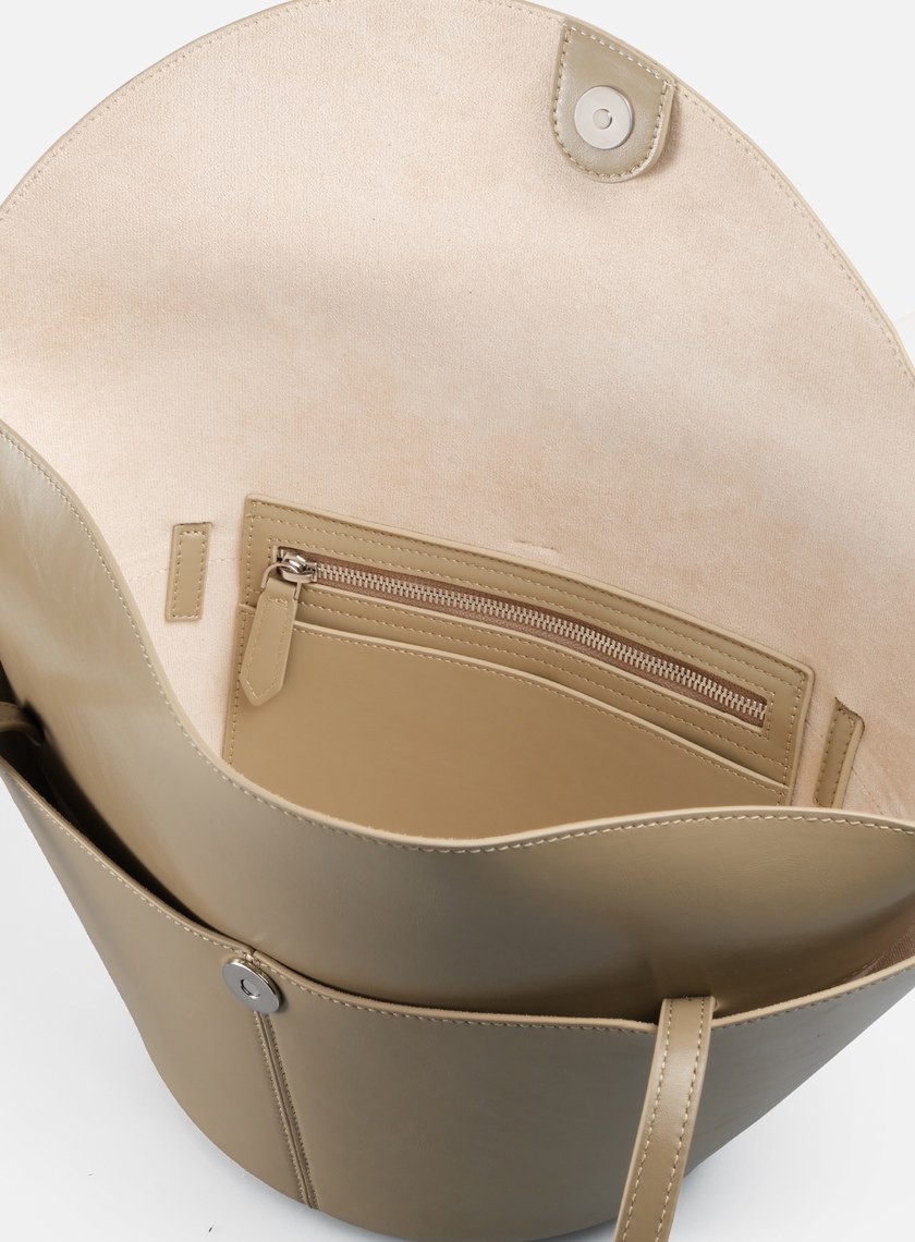 FEMANCE_Lympia牛皮紋理帆船包