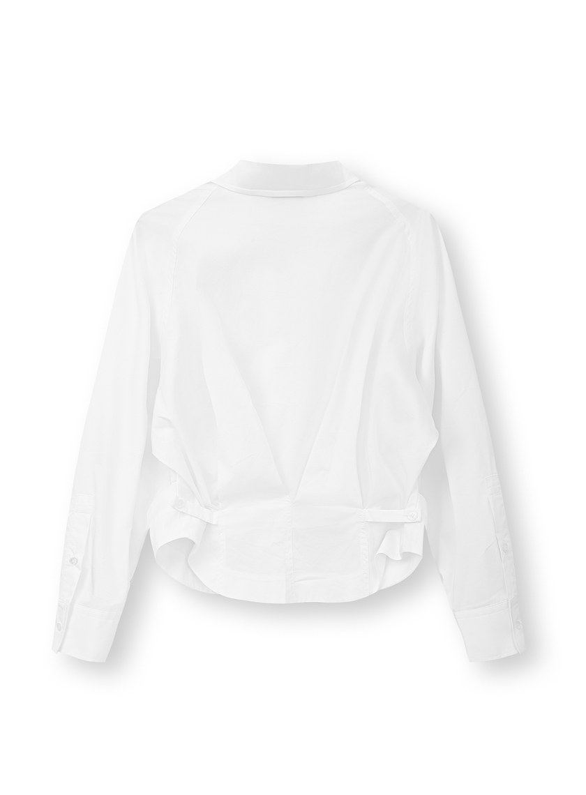 可調式收腰襯衫