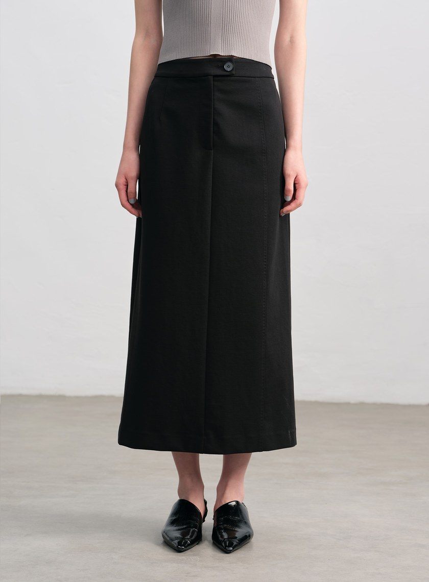 簡約針織直身半裙