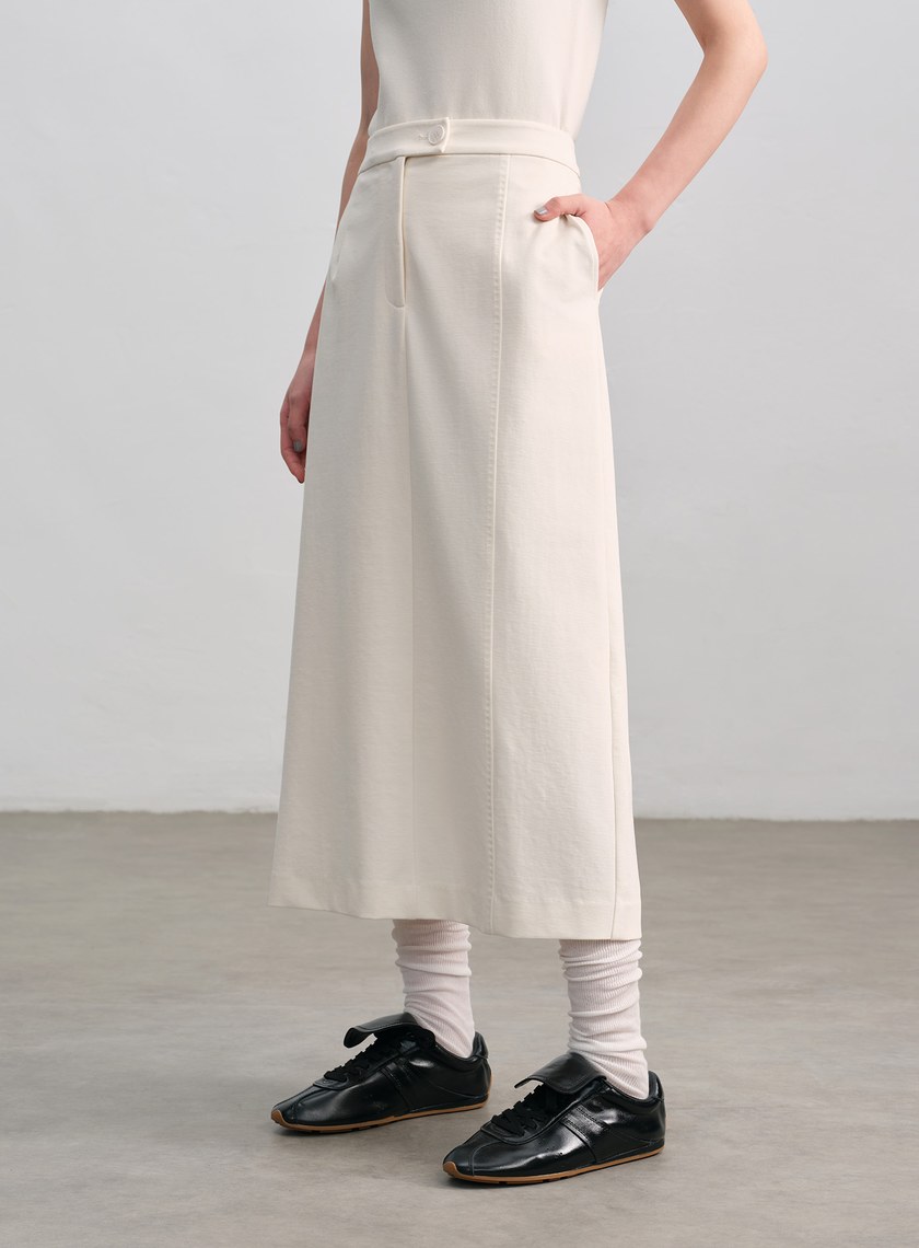 簡約針織直身半裙