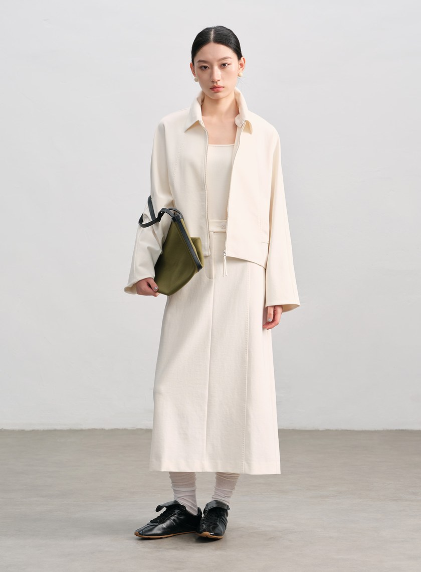 簡約針織直身半裙