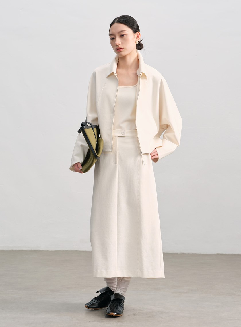 簡約針織直身半裙