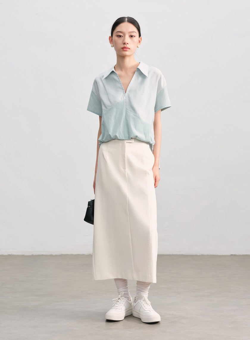 簡約針織直身半裙