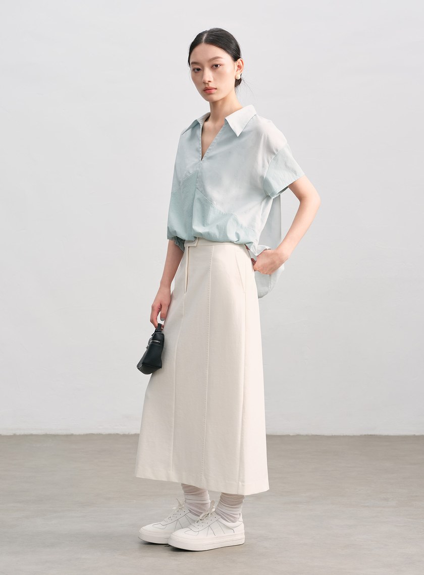 簡約針織直身半裙