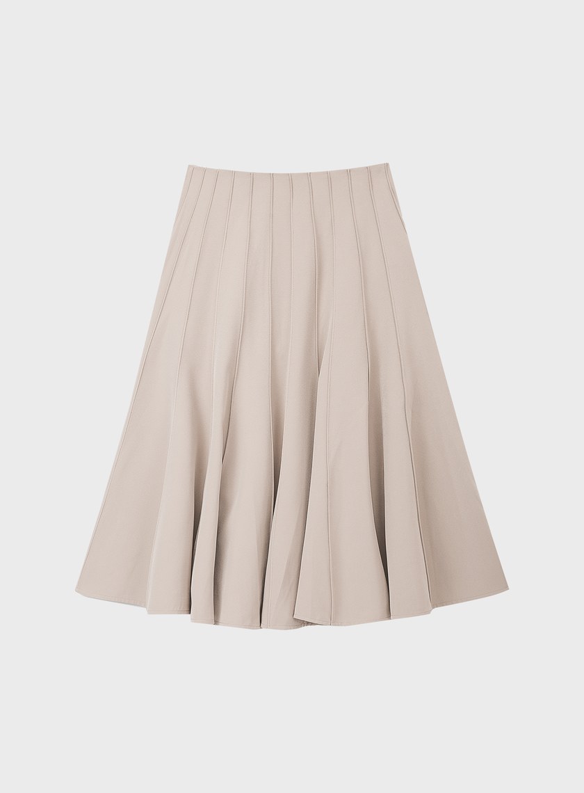 復古拼接傘狀裙