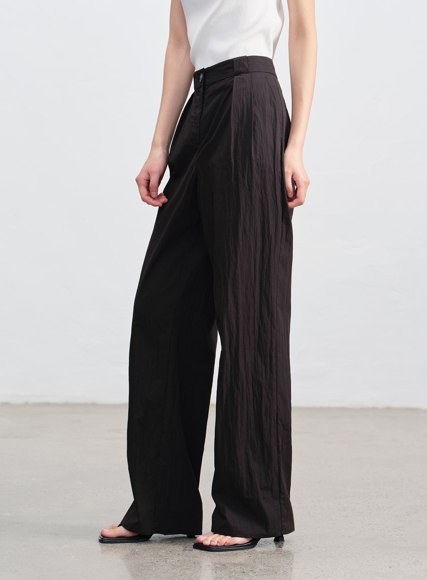 肌理感棉質西裝褲