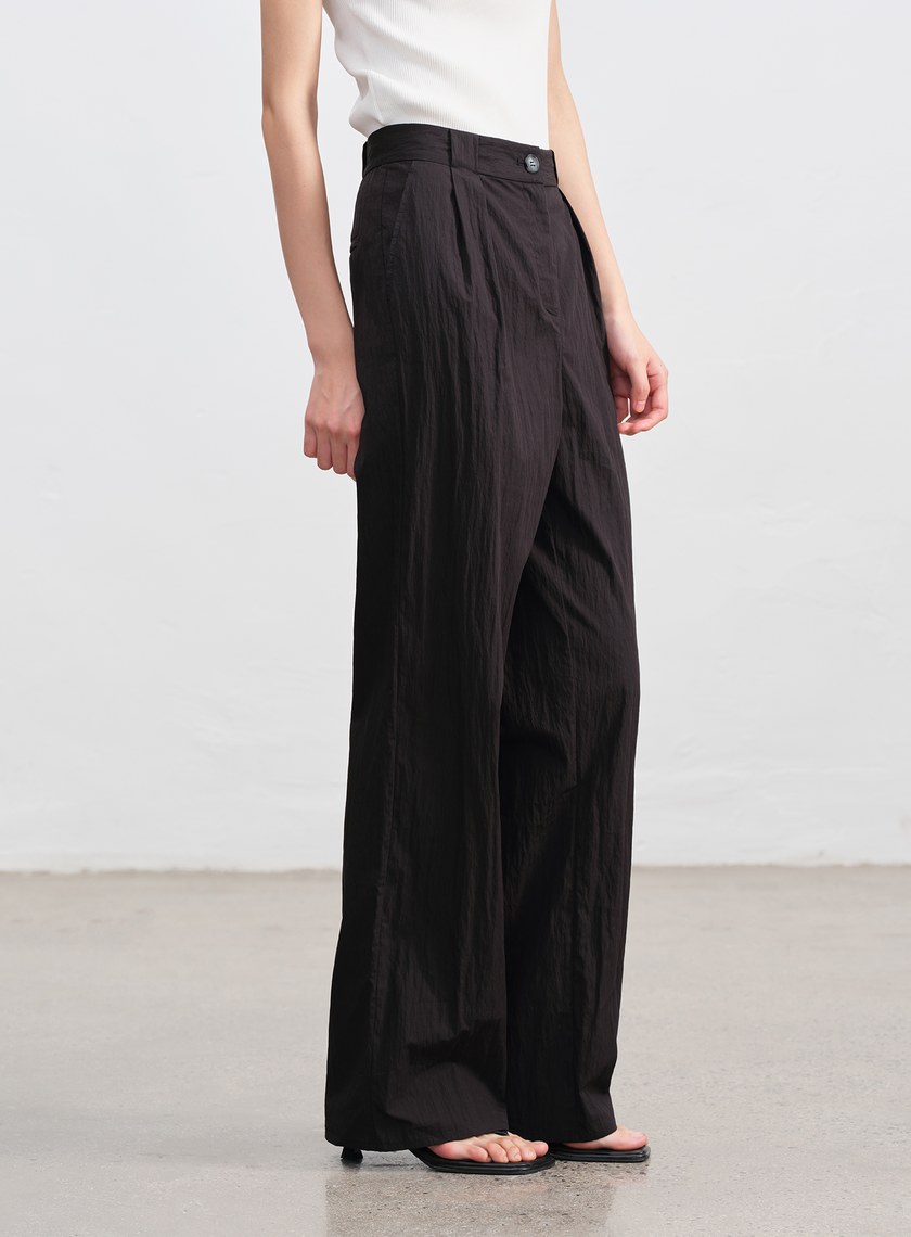 肌理感棉質西裝褲