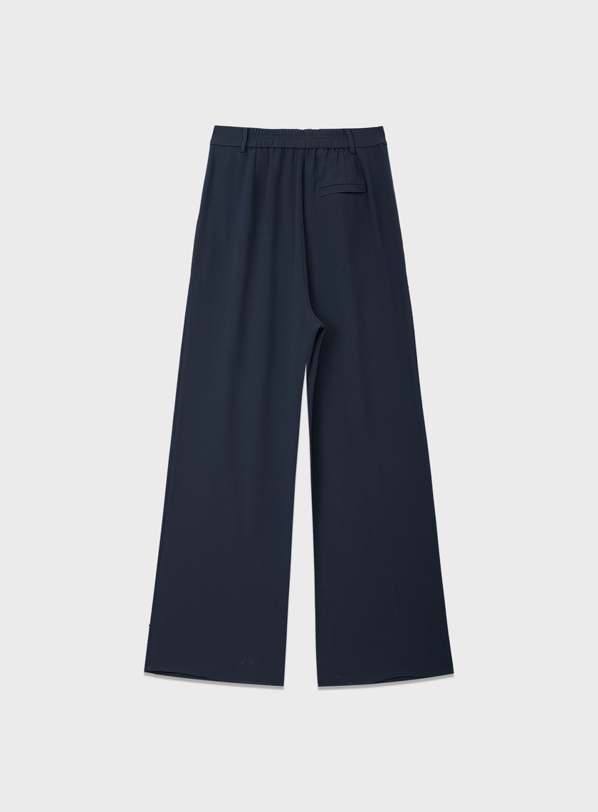 垂感醋酸修身西裝褲