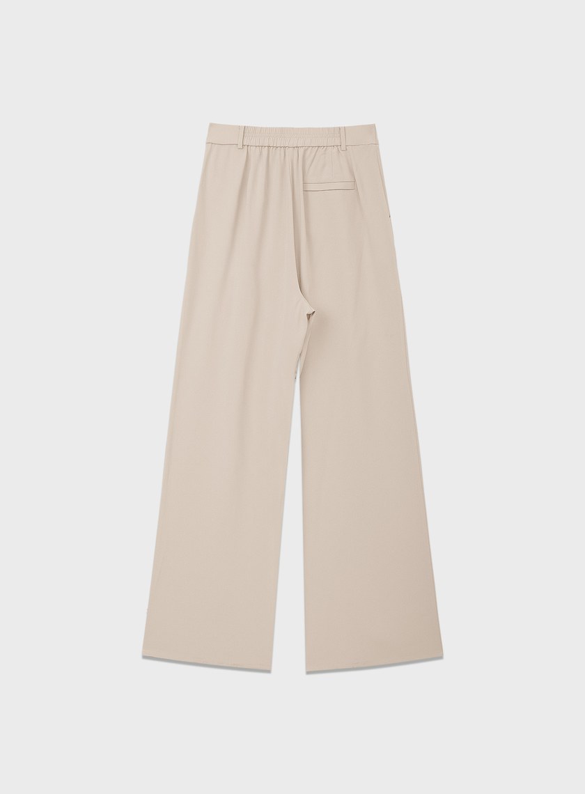 垂感醋酸修身西裝褲