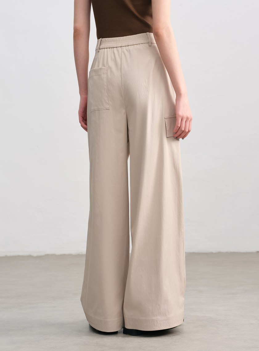 休閒感雙色工裝褲