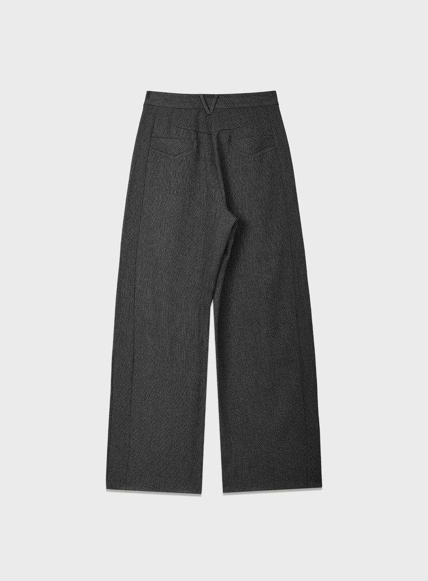 花紗提織工裝彎刀褲