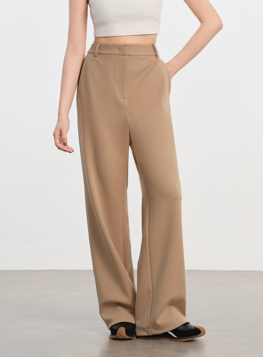 舒適寬版休閒長褲