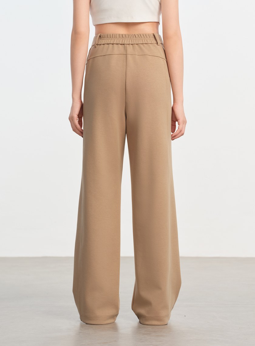 舒適寬版休閒長褲