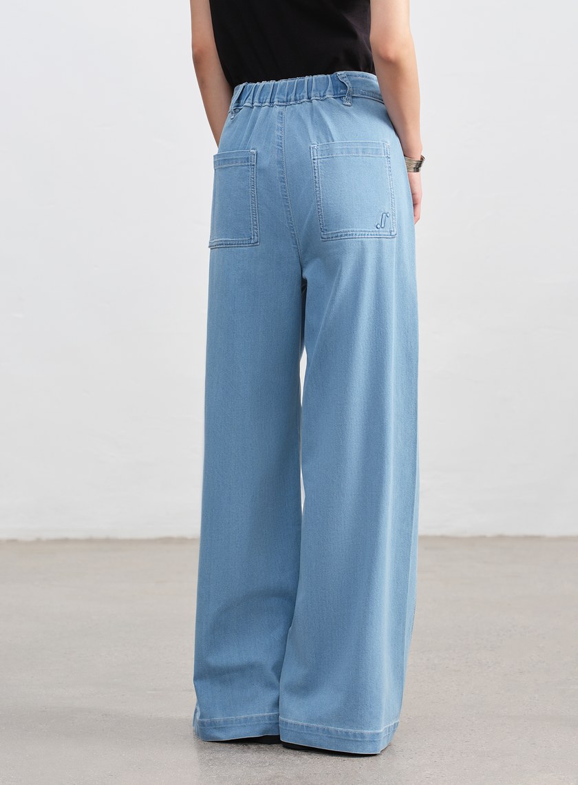 清新涼感天絲牛仔褲