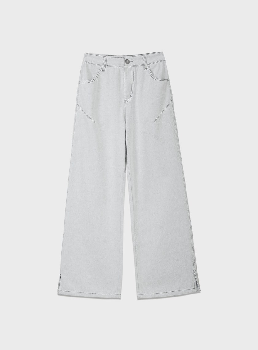 慵懶水洗感牛仔褲