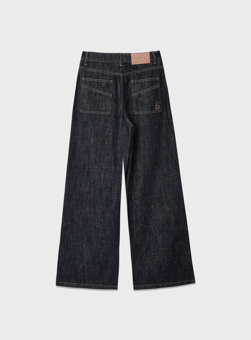 慵懶水洗感牛仔褲