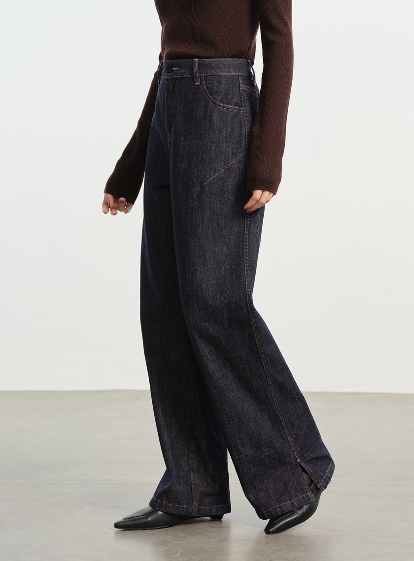 慵懶水洗感牛仔褲