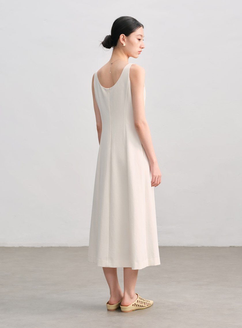 簡約連身A字裙