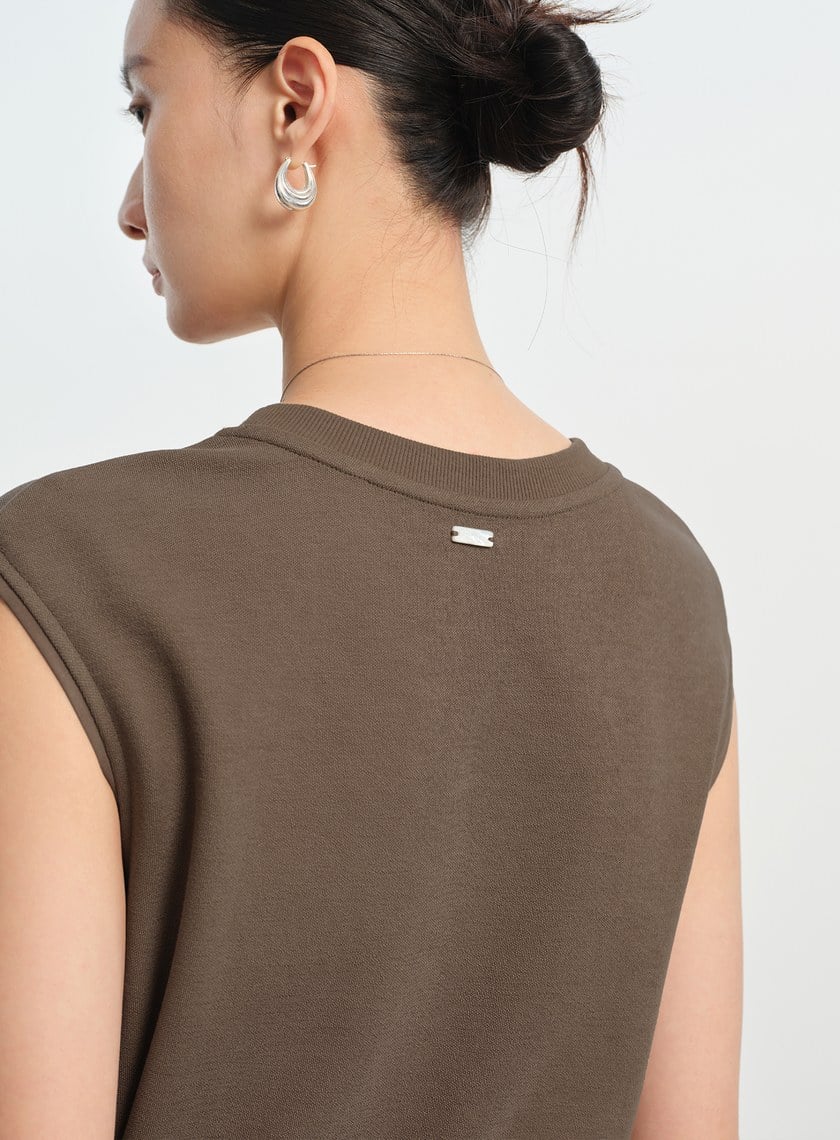 垂墜感綁帶連身裙