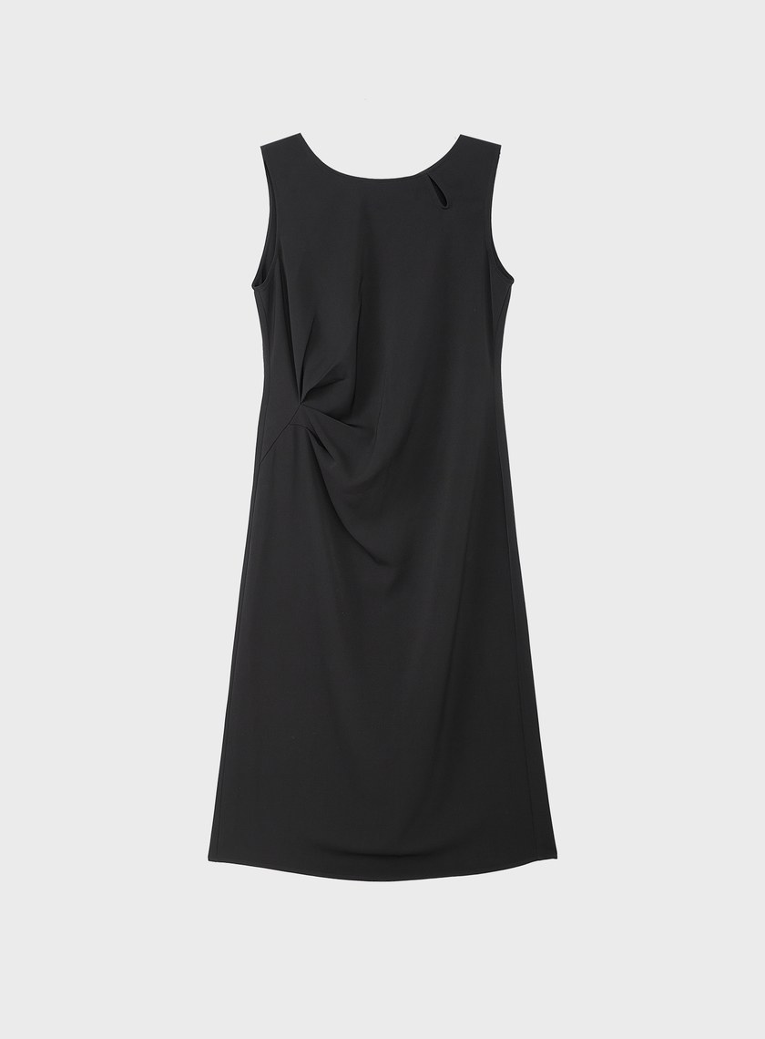 經典抓褶收腰洋裝