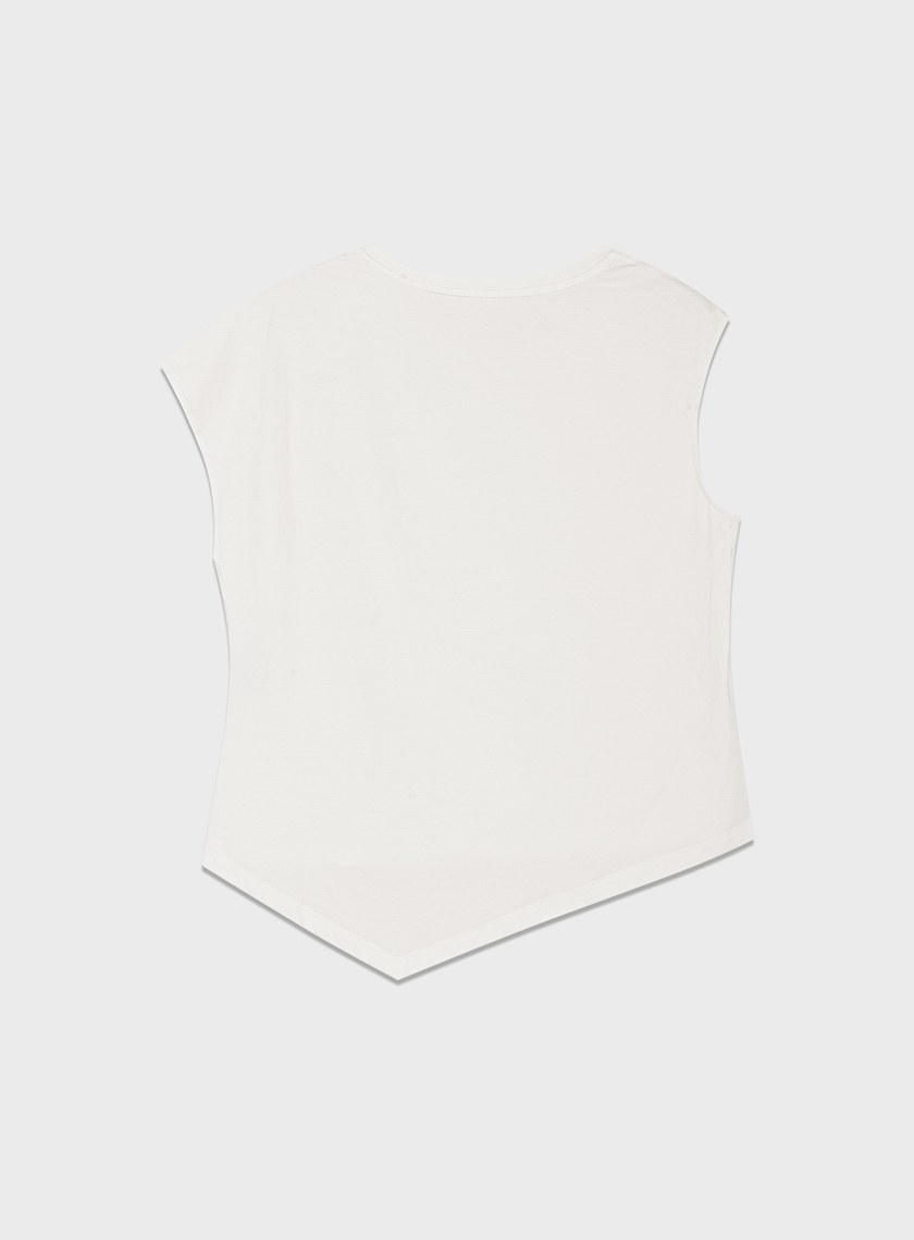 不對稱剪裁造型T-Shirt