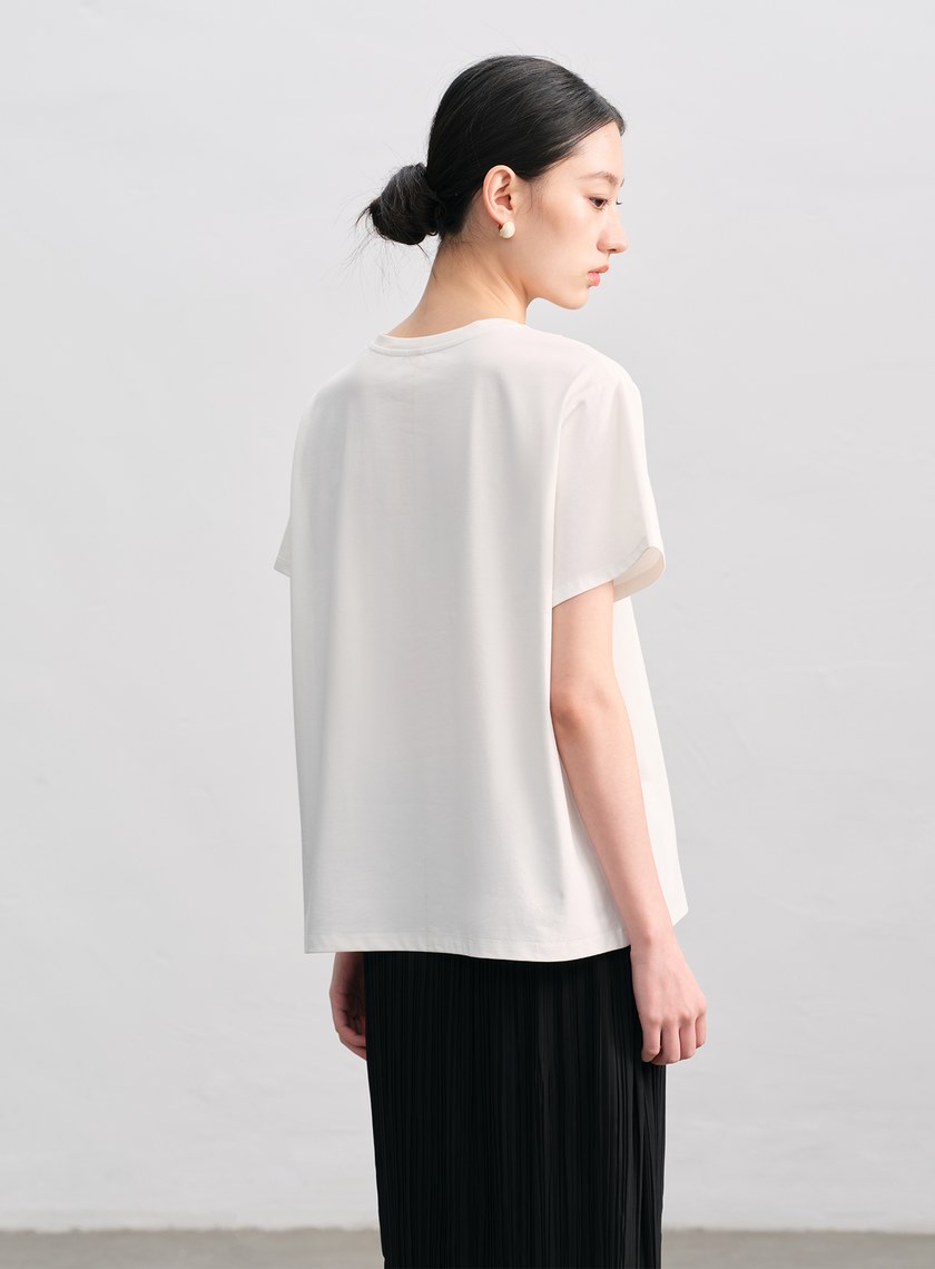 涼感抑菌撞色T-Shirt