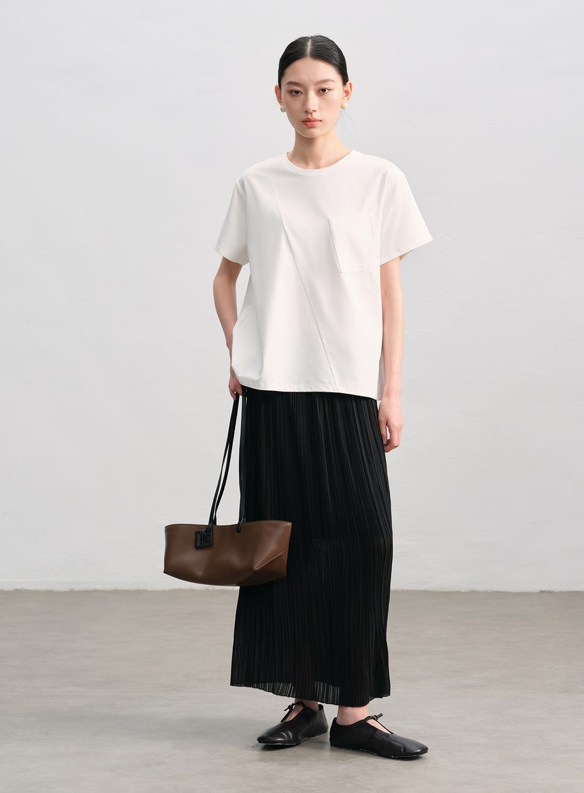 涼感抑菌撞色T-Shirt