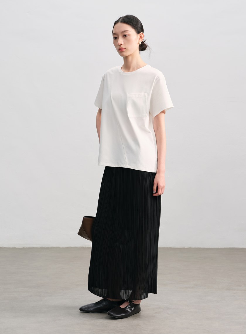 涼感抑菌撞色T-Shirt