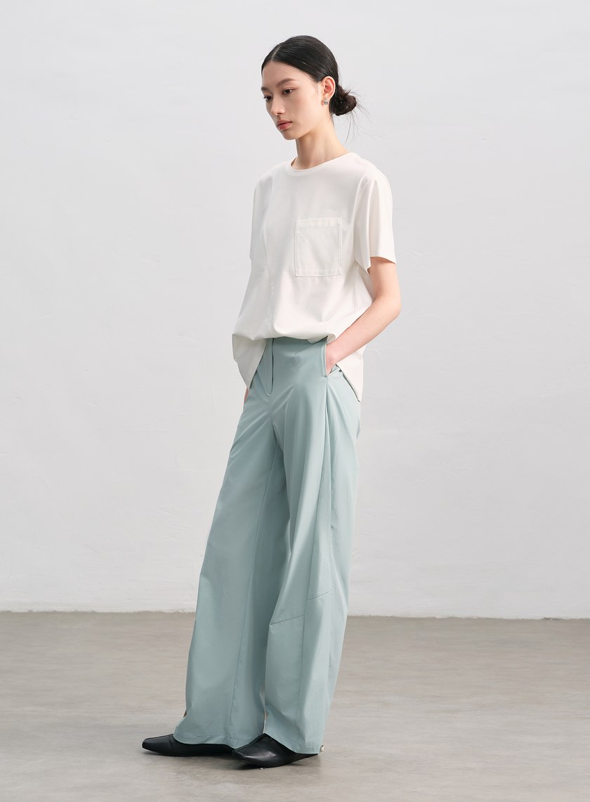 涼感抑菌撞色T-Shirt