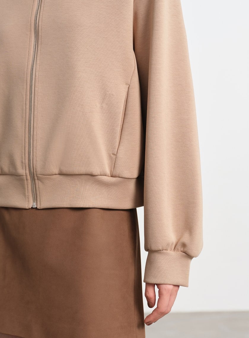 舒適小立領休閒外套