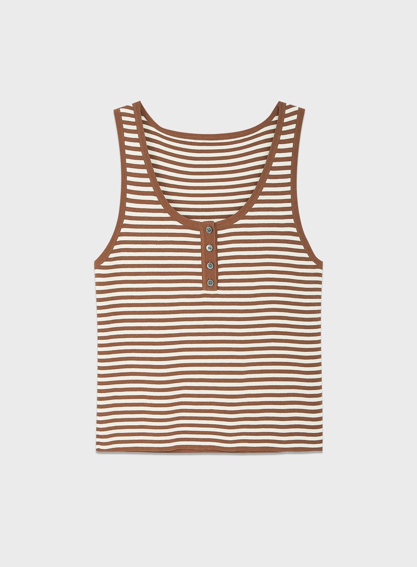 經典條紋針織上衣