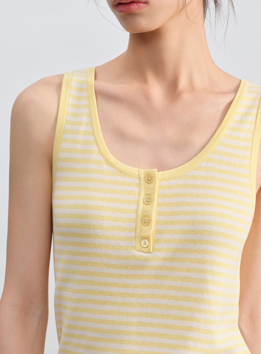 經典條紋針織上衣