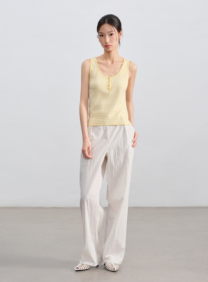 經典條紋針織上衣