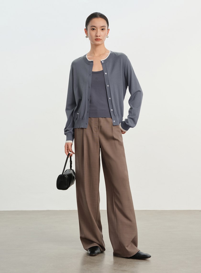 無袖圓領彈性背心