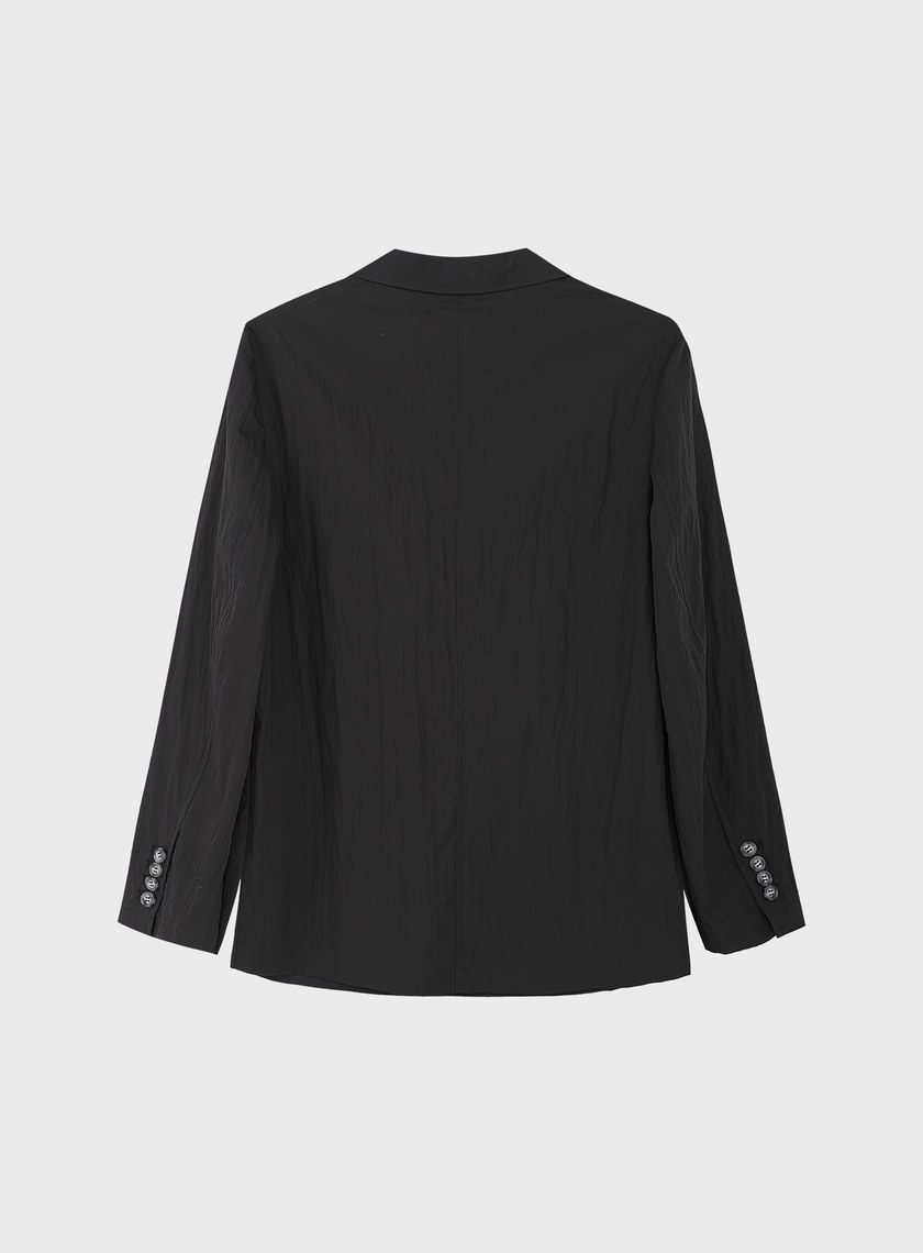 肌理感棉質西裝外套