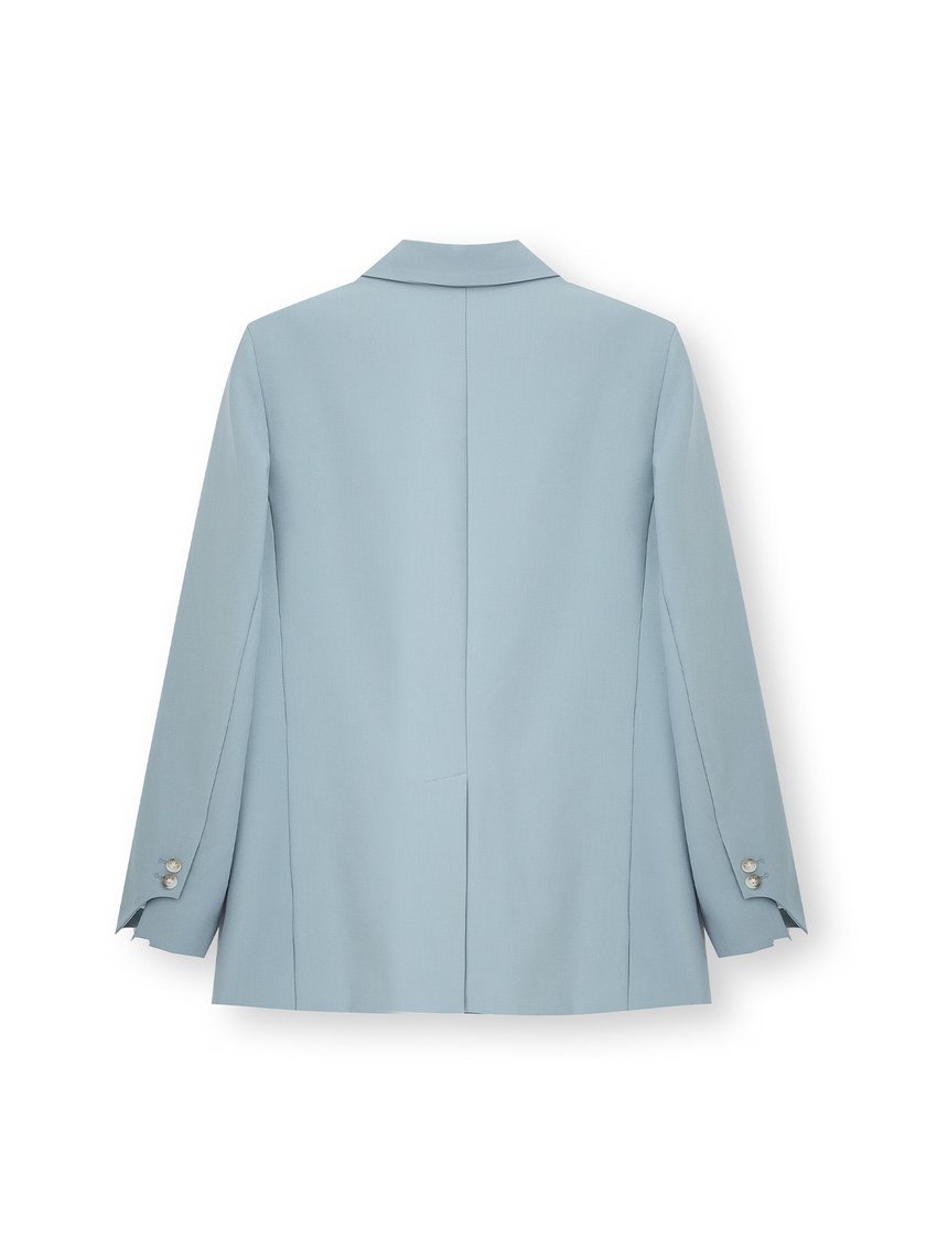 復古雙釦西裝外套