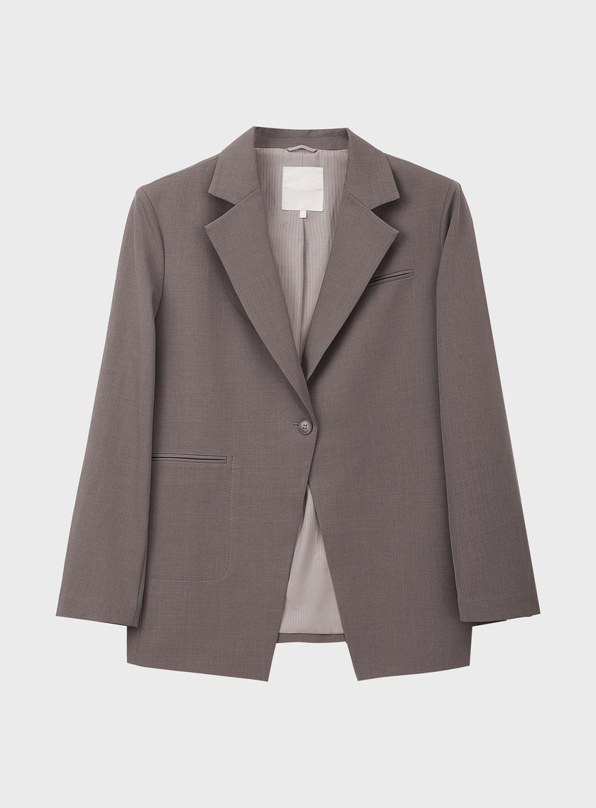 率性H型西裝外套