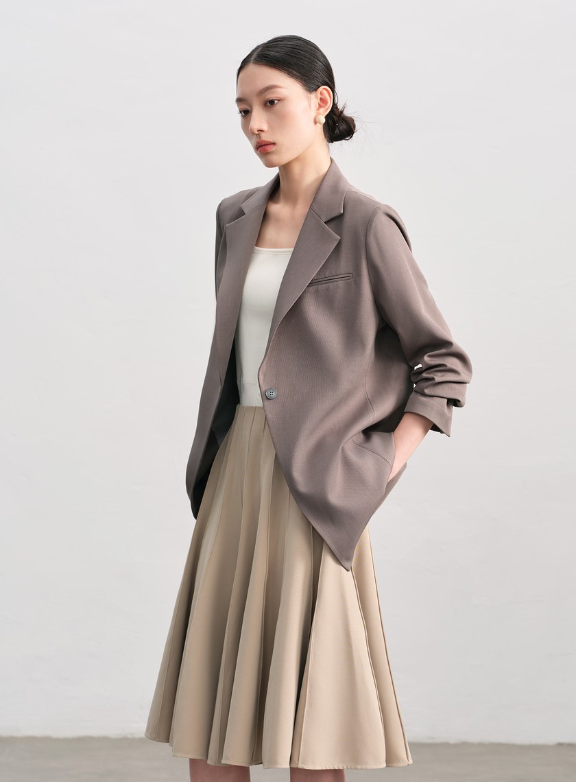 率性H型西裝外套