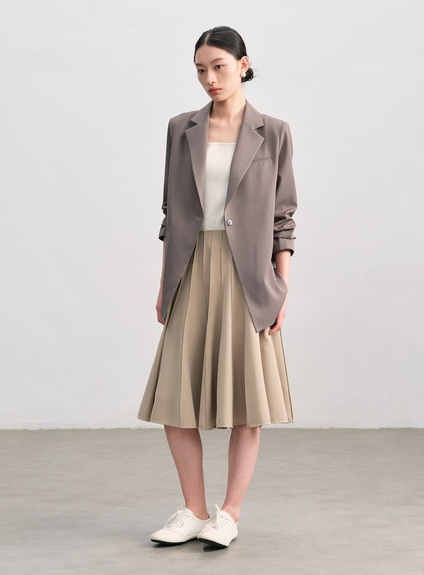 率性H型西裝外套