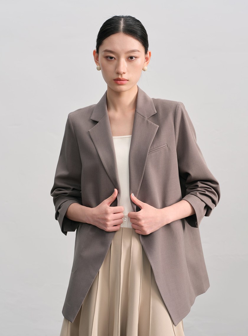 率性H型西裝外套