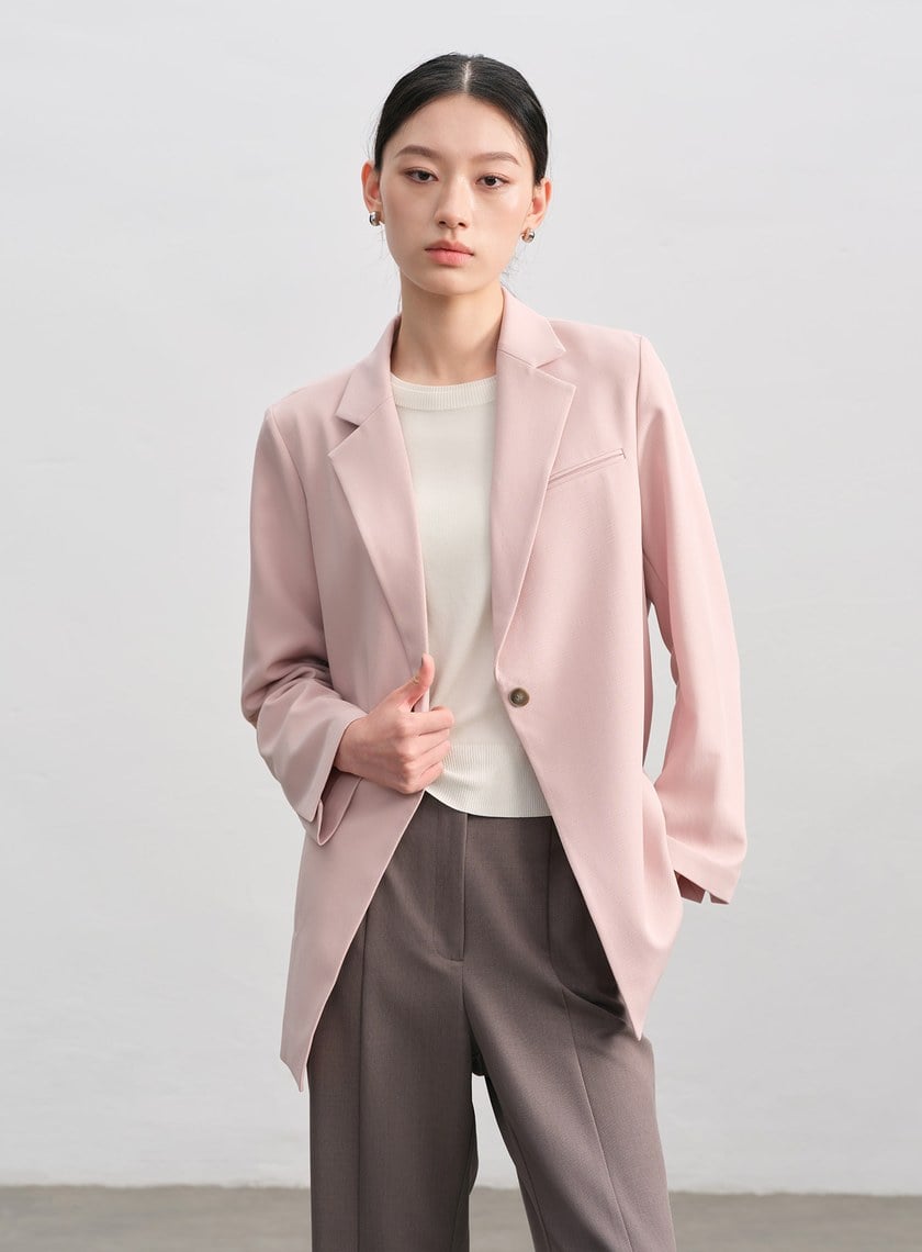 率性H型西裝外套