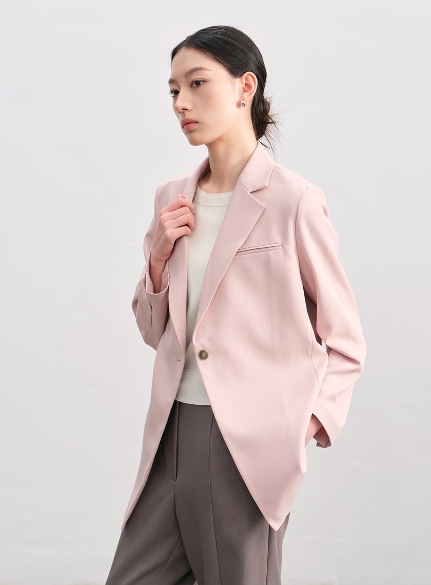 率性H型西裝外套