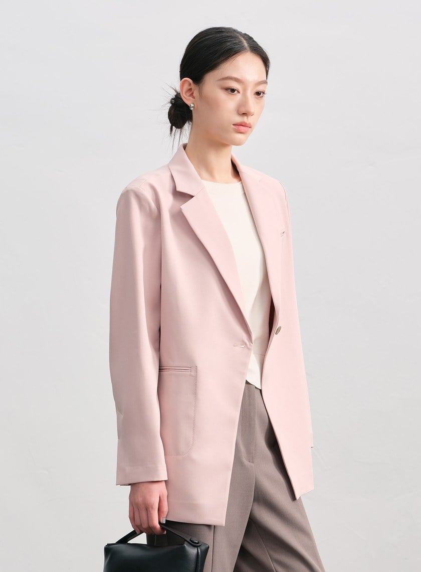 率性H型西裝外套