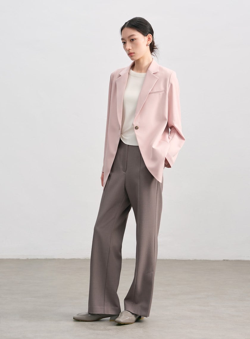 率性H型西裝外套