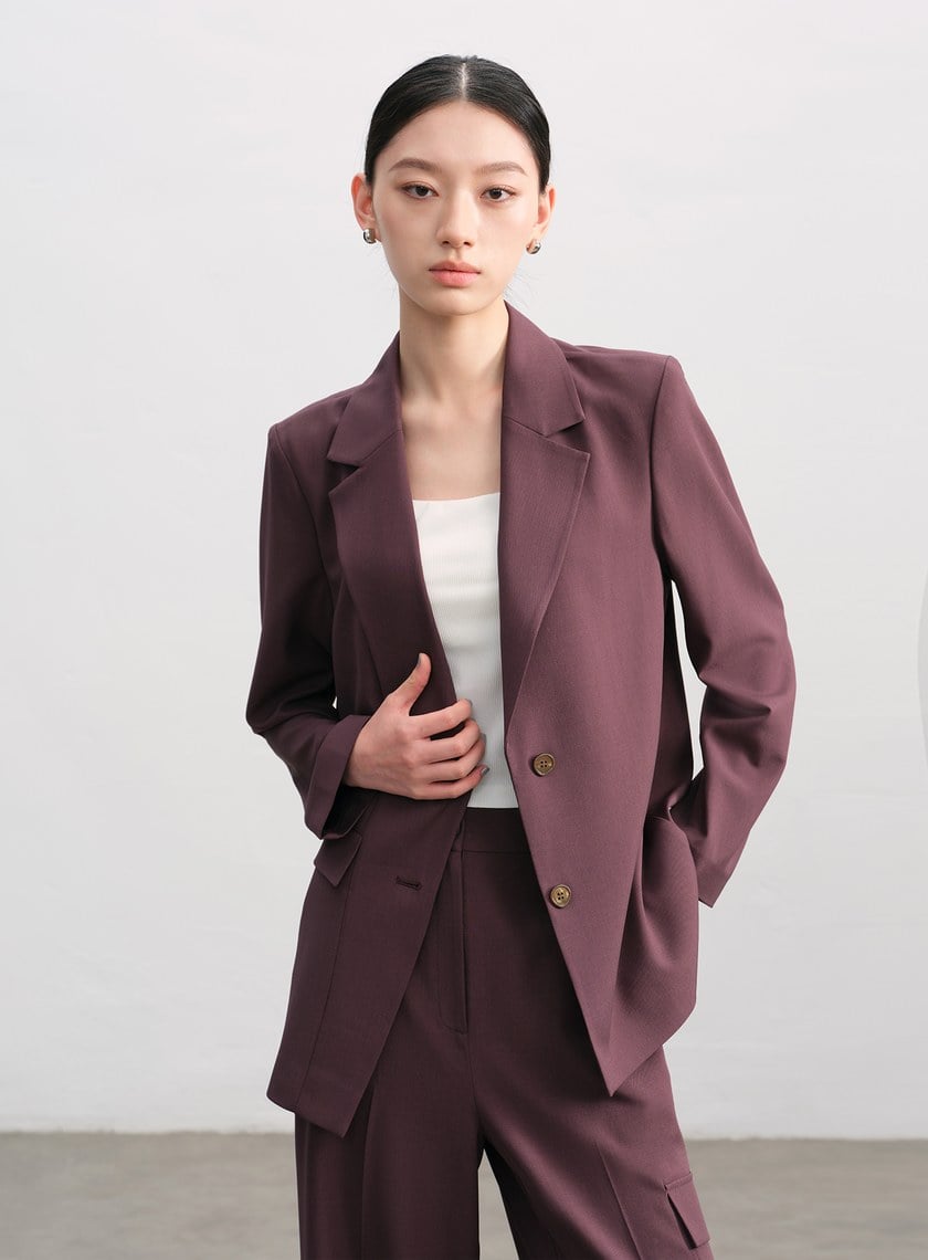 不對稱解構西裝外套