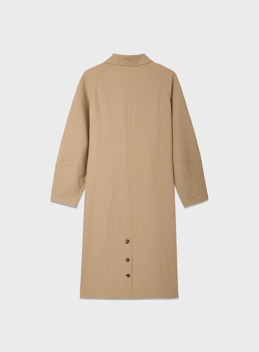 輕盈中空紗繭型風衣