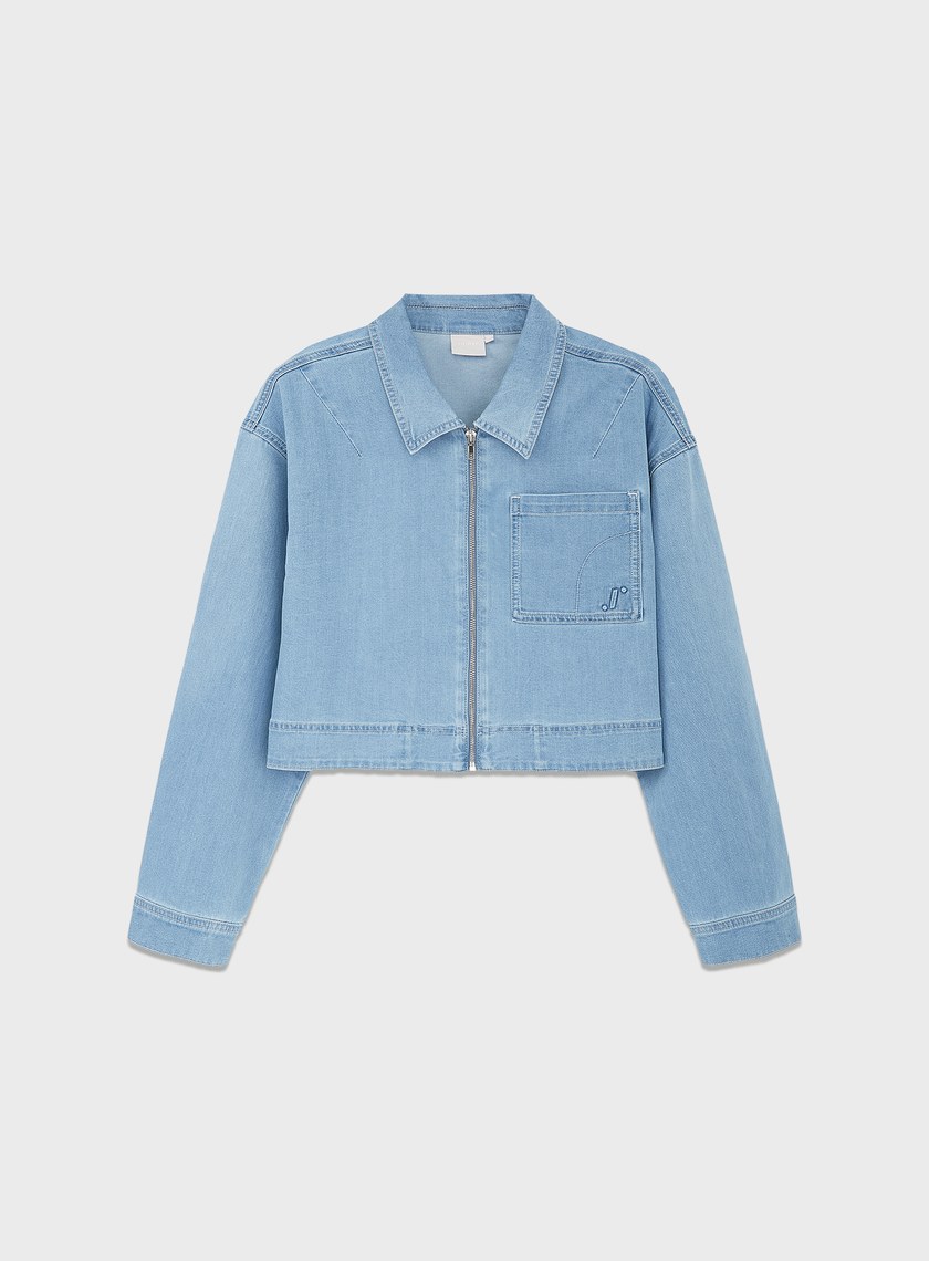 清新涼感天絲牛仔外套